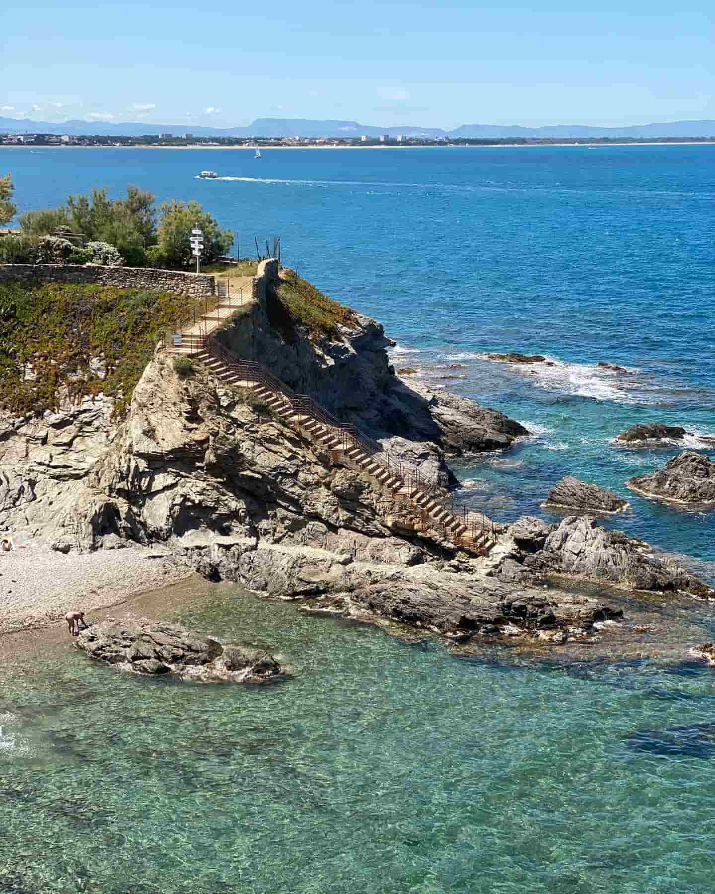 Sentier du Littoral, Saint Tropez, França